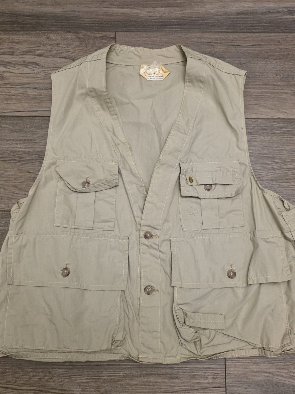 Vintage American Field Sportswear Multi-Pocket Utility Vest  Size Small/Medium